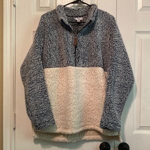 NWT Time and Tru Teddy Jacket Quarter Zip